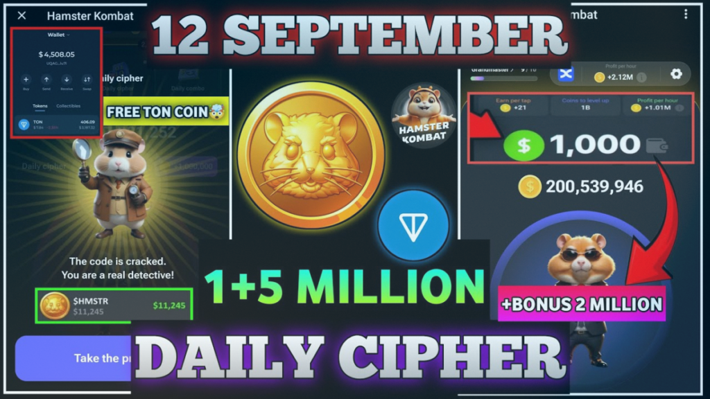 Hamster Kombat Daily Cipher Code 12 Sept